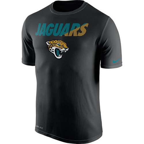 NFL Men's Jacksonville Jaguars Nike Black Legend Staff Practice Performance T-Shirt